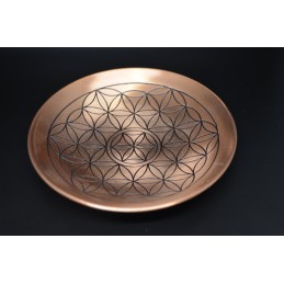 FLEUR DE VIE PETIT PLAT BRONZE