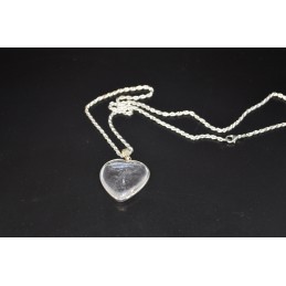 COLLIER COEUR CRISTAL