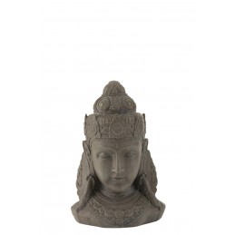 TETE BOUDDHA MAGNESIE GRIS...